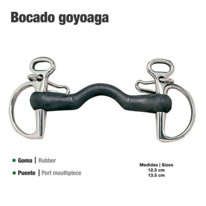 Bocado Goyoaga Goma 12,5 cm