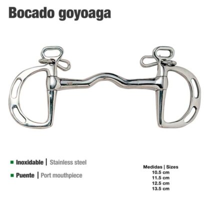 Bocado Goyoaga puente Inox ZALDI