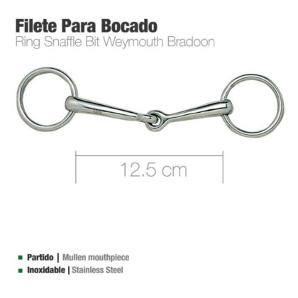 Filete para Bocado Inox ZALDI
