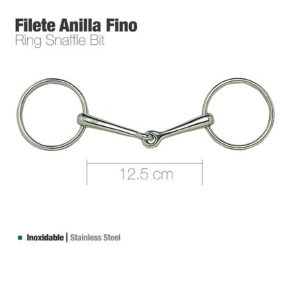Filete Anillas fino Inoxidable ZALDI 12,5 cm