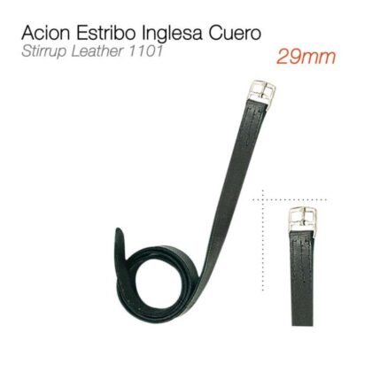Aciones Estribo Inglesa Cuero ZALDI