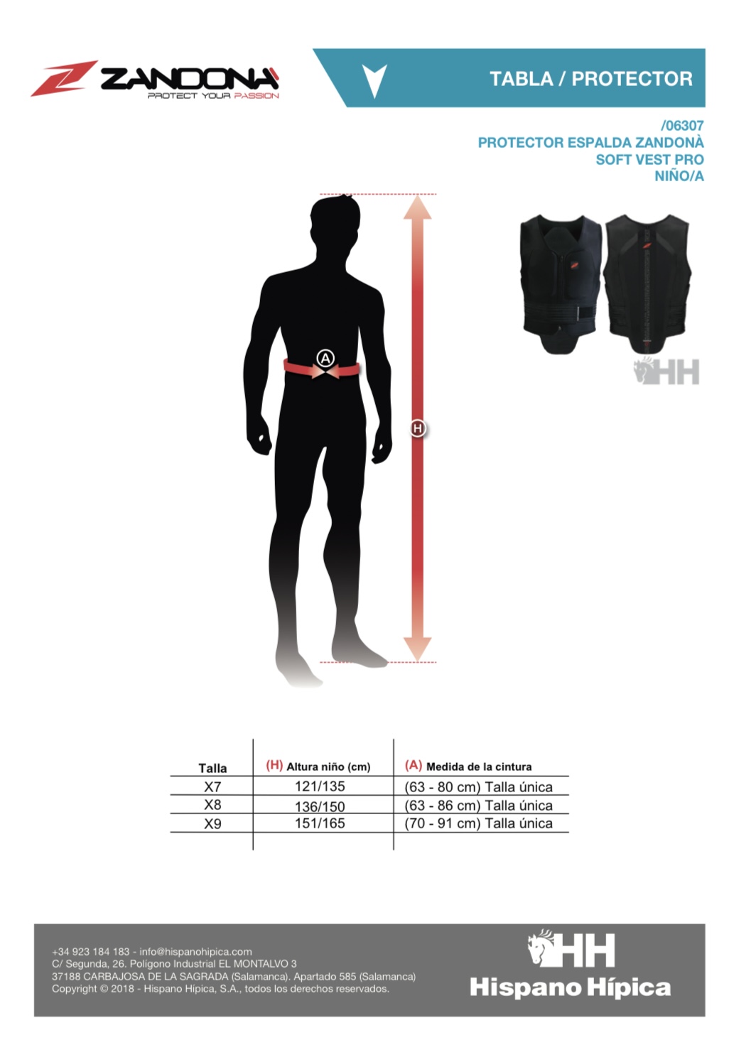 protector espalda ZANDONA SOFT VEST PRO adulto - Imagen 5