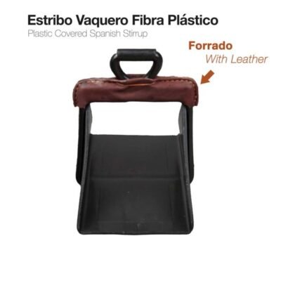 Estribo Vaquero Fibra Plástico forrado